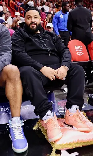 DJ Khaled wearing Prada hoody