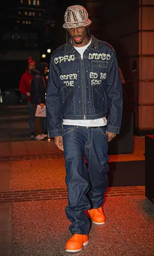 Shai wearing Kapital hat