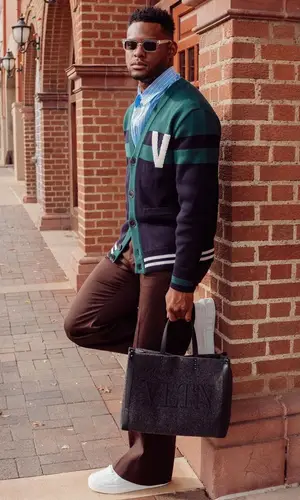 JuJu wearing Valentino bag