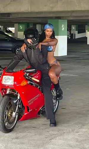 Raven Tracy wearing Balenciaga boots