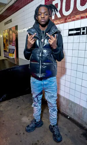 Jenn Carter wearing Amiri jeans