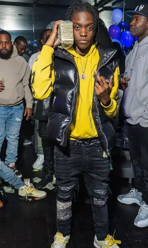 Jenn Carter wearing Amiri jeans