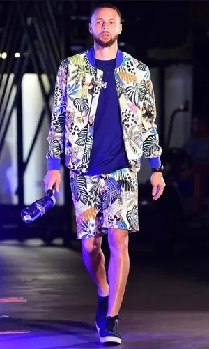 Stephen Curry wearing June79 shorts