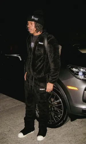 Lil Baby wearing Goyard backpack