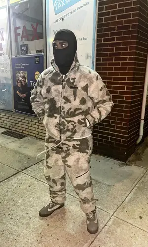Fat Boy wearing Fear of God pants