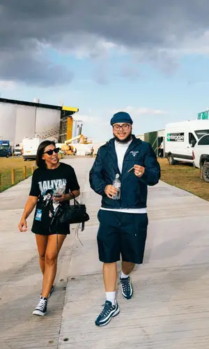 Potter Payer wearing Prada jacket