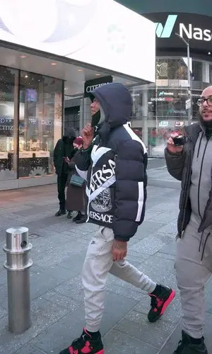 Digga D wearing Jordan sneakers