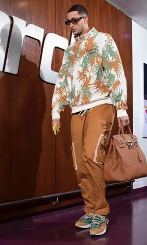 Kyle Kuzma wearing Puma sneakers