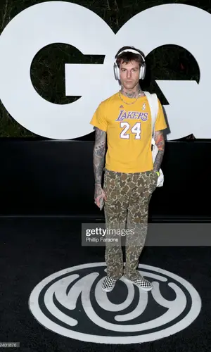 Jesse Rutherford wearing Adidas jersey