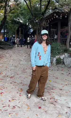 Russ wearing Nahmias cap