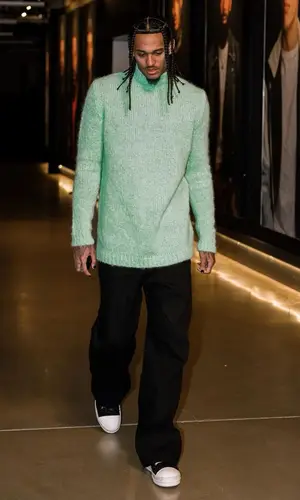 Jordan Clarkson wearing Rick Owens sweater