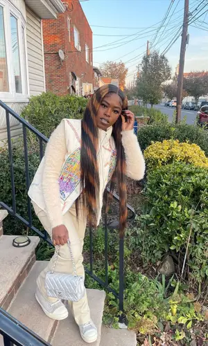 Cleotrapa wearing Who Decides War jacket