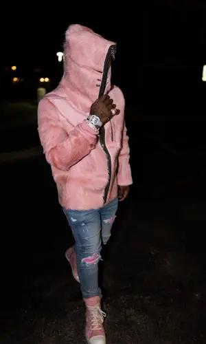 Lil Zay Osama wearing Rick Owens jacket