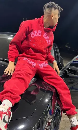 Stunna 4 Vegas wearing Spider Worldwide pants