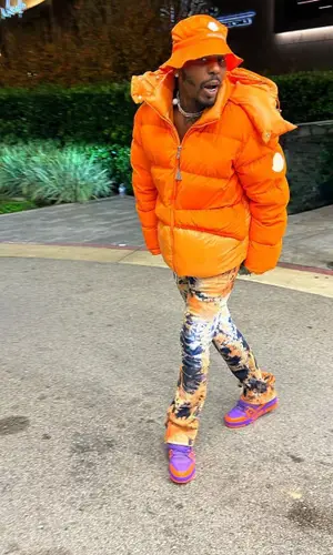 Sauce Walka wearing Moncler hat
