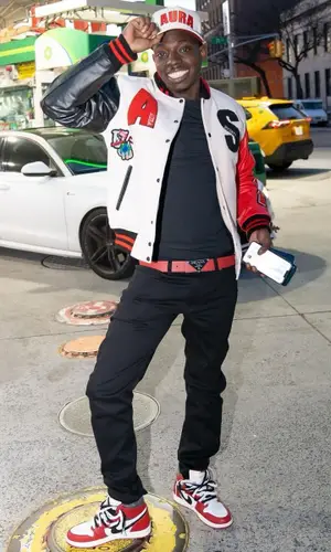 Bobby Shmurda wearing Prada belt