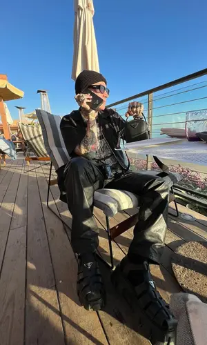 Blackbear’s Outfit in Prada Hat (2022)