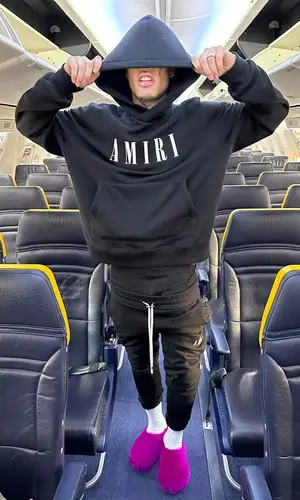 MamboLosco wearing Amiri hoody