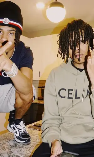 Desire wearing Moncler t-shirt