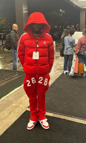 Sauce Walka wearing 2828 Studios pants