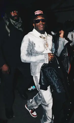 Lil Uzi Vert wearing Adidas backpack