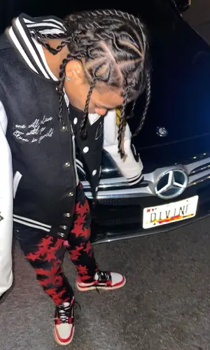 DD Osama wearing Amiri belt