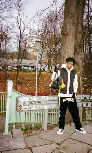 Pierre Bourne wearing Misbhv jacket