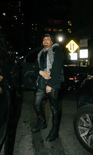 G Herbo wearing Prada sweatshirt