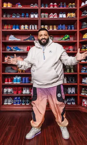 DJ Khaled wearing Jordan hoody