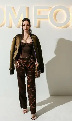 Dove Cameron wearing Tom Ford jacket