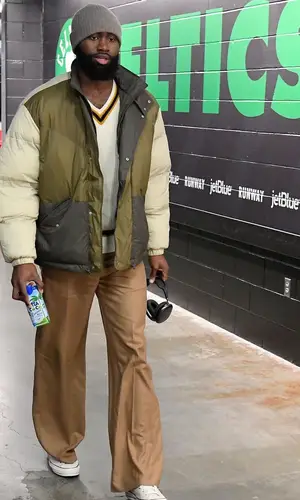 Jaylen Brown wearing Converse sneakers