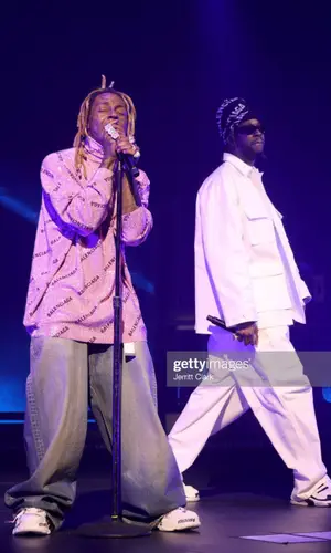 Lil Wayne wearing Balenciaga sneakers