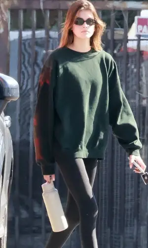 Kaia Gerber wearing Ray-Ban eyewear