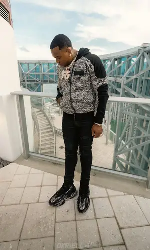 BandMan Kevo wearing Balmain hoody