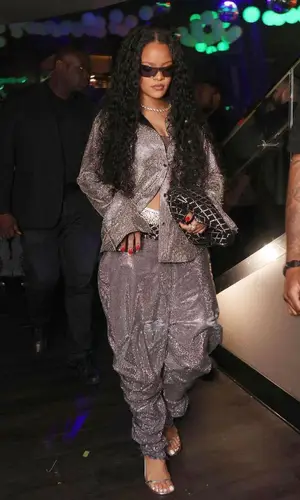 Rihanna wearing Khaite top