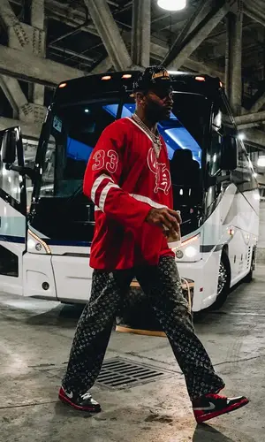 PJ Tucker wearing Louis Vuitton cap