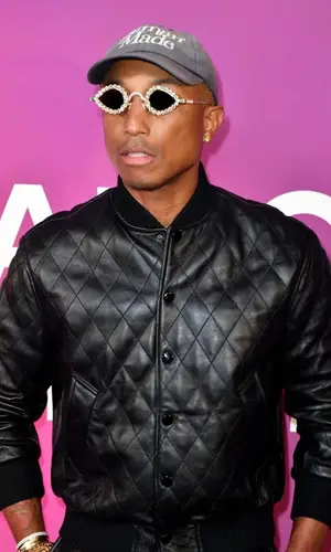 Pharrell Williams wearing Ernest W. Baker jacket