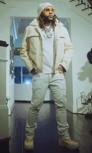 Money Man wearing Louis Vuitton hat