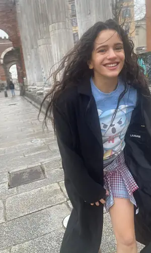 Rosalia’s Outfit in Laagam Jacket, Loverboy by Charles Jeffrey & Dries Van Noten Sandals (2022)