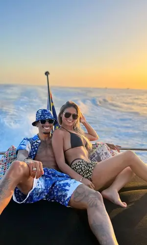 Raphinha wearing Louis Vuitton eyewear