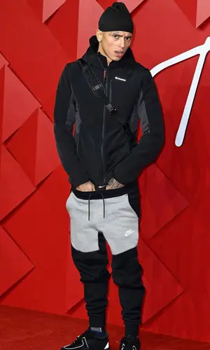 Central Cee wearing Forclaz jacket