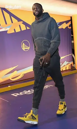 Draymond Green wearing Twenty Montreal hoody