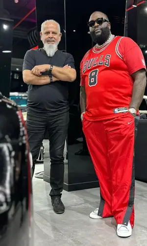 Rick Ross wearing Louis Vuitton eyewear