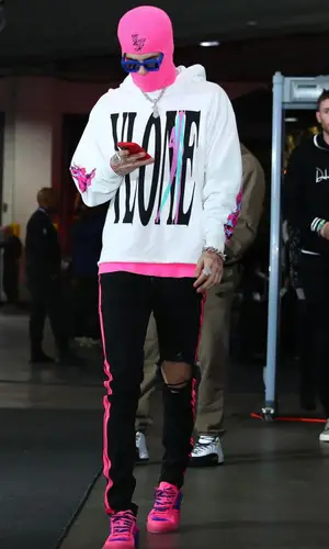 LaMelo Ball wearing Louis Vuitton eyewear