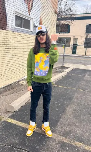 BabyTron wearing ABC Vintage cap