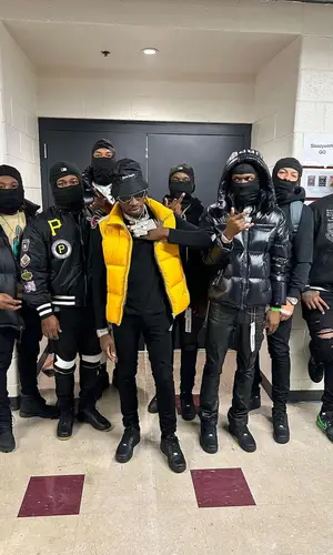 SleazyWorld Go wearing Off-White eyewear