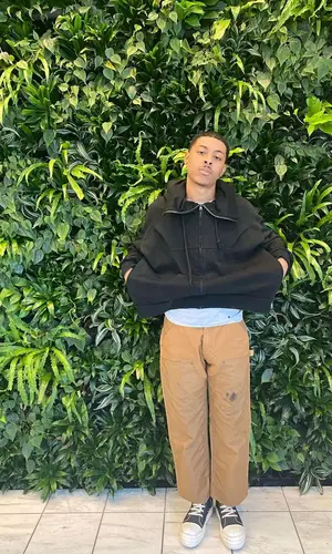 Cort3ll wearing Helmut Lang belt