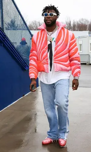 Shaq Lawson wearing Gallery Dept. t-shirt