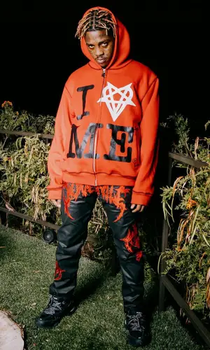 Famous Dex wearing Juvenile jeans