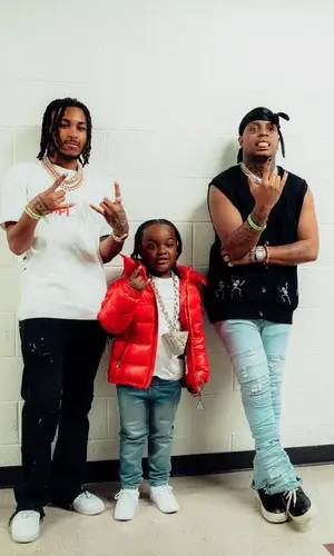 Woo Wop wearing Moncler jacket